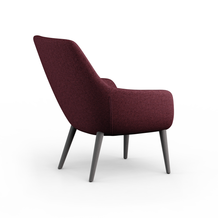 Lamy Wood Dowel Lounge Chair