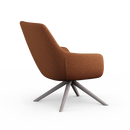 Lamy Swivel Wood Lounge Chair