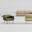 Mabel Comfort Armchair - Round Base