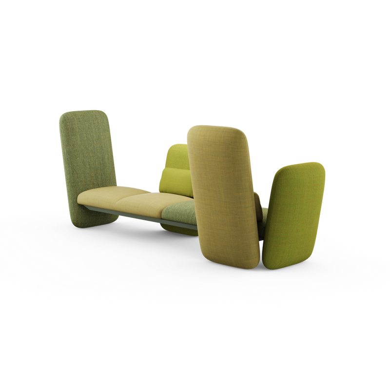 Metric Modular Seating Elements - Four Seater Bench
