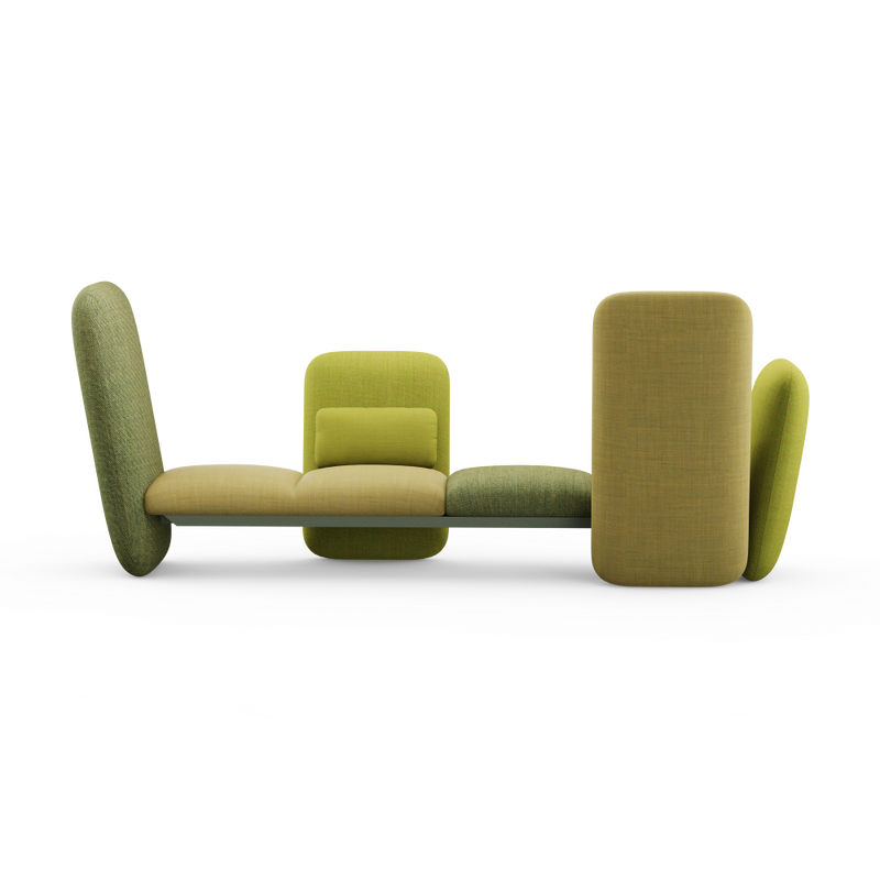 Metric Modular Seating Elements - Four Seater Bench