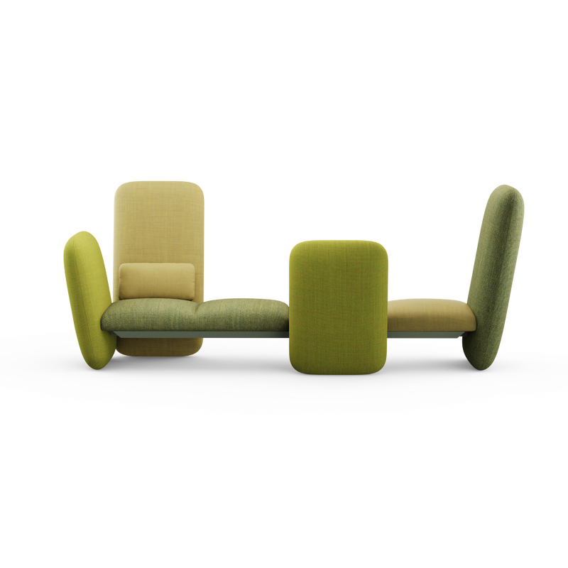 Metric Modular Seating Elements - Four Seater Bench