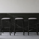 Mika Barstools Without Backrest - Upholstered Seat