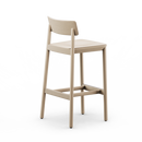 Mika Barstools with Backrest - Upholstered Seat