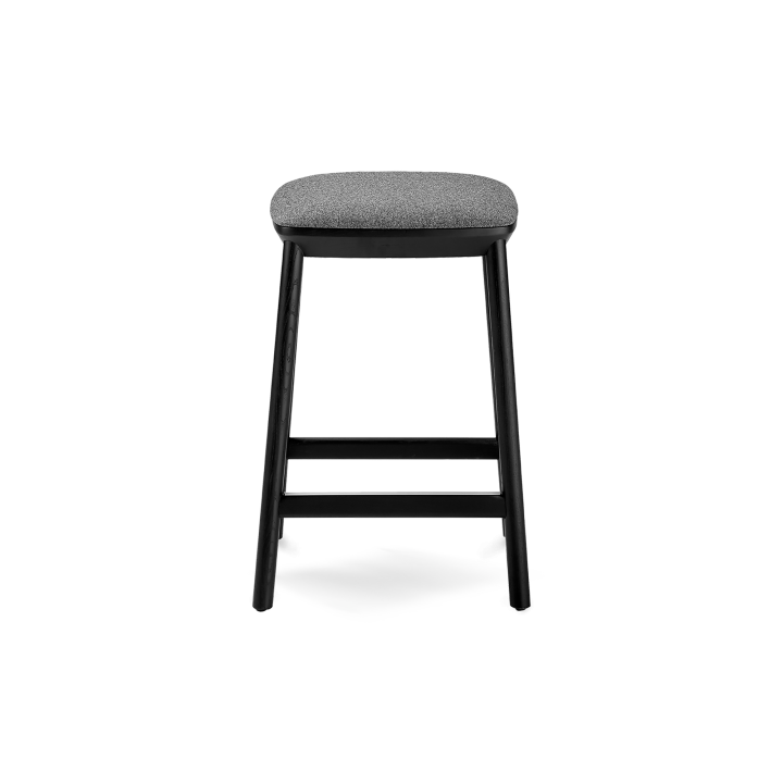 Mika Barstools Without Backrest - Upholstered Seat