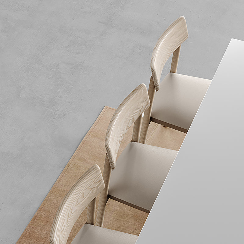Mika Stacking Chair - Upholstered Seat
