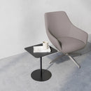 Lamy Swivel Metal Lounge Chair