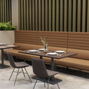 Noda High Back Armless 2 Seater Sofa