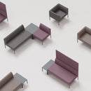 Noda Armless 2 Seater Sofa