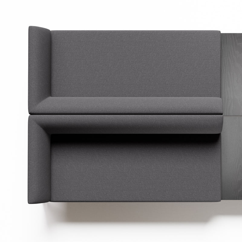 Noda Armless 2 Seater Sofa
