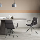 Pera Ellipse Swivel Armchair