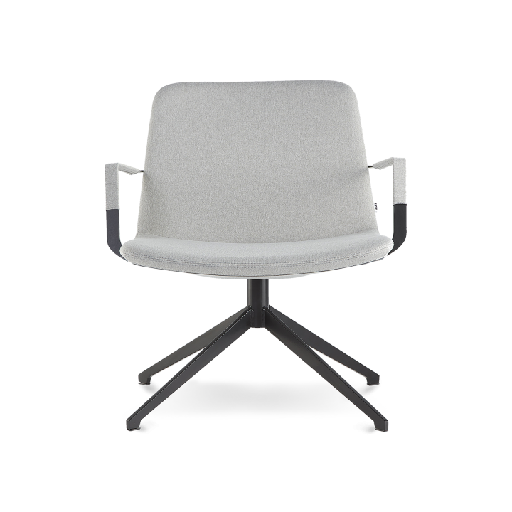 Pera Metal Swivel Lounge Chair
