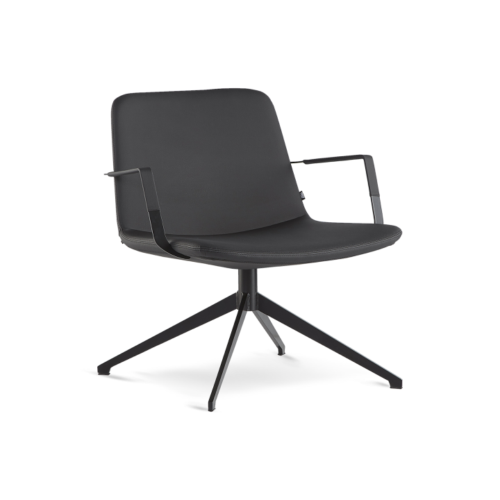 Pera Metal Swivel Lounge Chair
