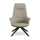 Rego Executive Wood Swivel Lounge Chair