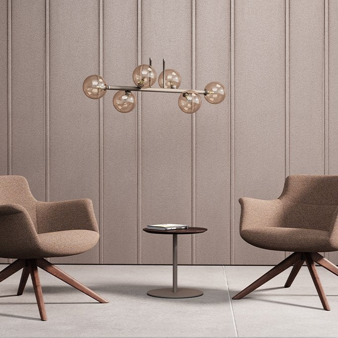 Rego Executive Wood Swivel Lounge Chair
