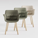 Rego Play Dowel Wood Base Outdoor Chair