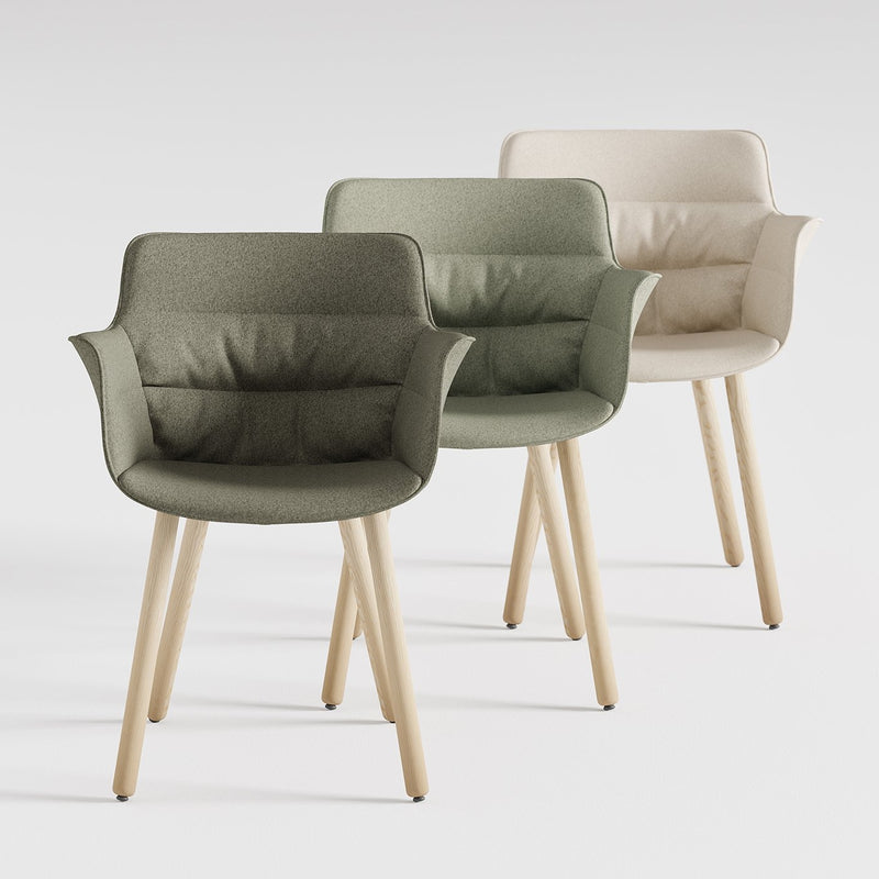 Rego Play Dowel Wood Base Chair