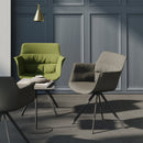 Rego Play Ellipse Swivel Upholstered Chair