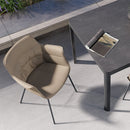 Rego Play 4-Leg Upholstered Outdoor Chair