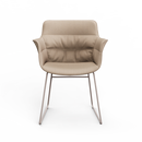 Rego Play Sled Base Upholstered Outdoor Chair