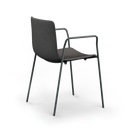 Rest 4-Leg Upholstered Chair with Arm