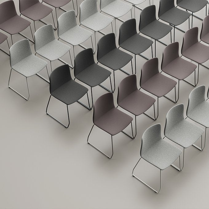 Rest Sled Upholstered Chair
