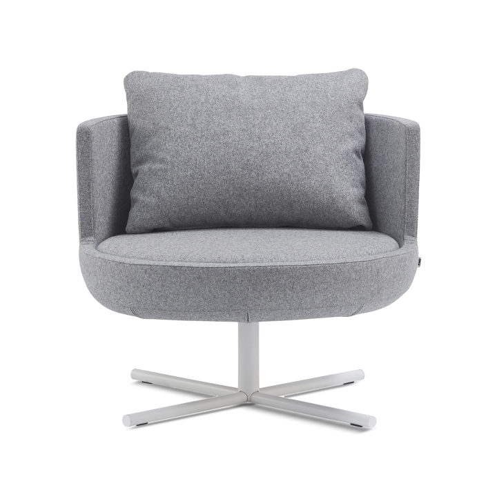 Round Metal Swivel Lounge Chair