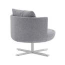 Round Metal Swivel Lounge Chair