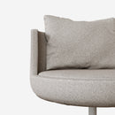 Round Metal Swivel Lounge Chair