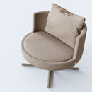 Round Metal Swivel Lounge Chair