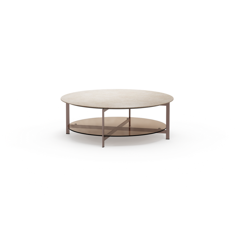 Theo Two Tier Coffee Table | Round