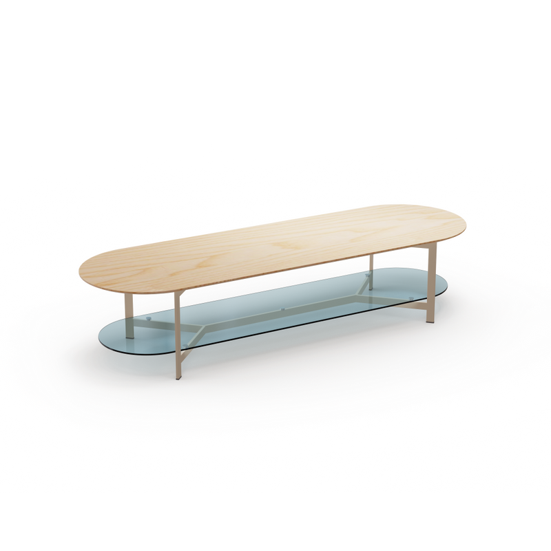 Theo Two Tier Coffee Table | Elliptical