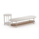 Theo Two Tier Coffee Table | Elliptical