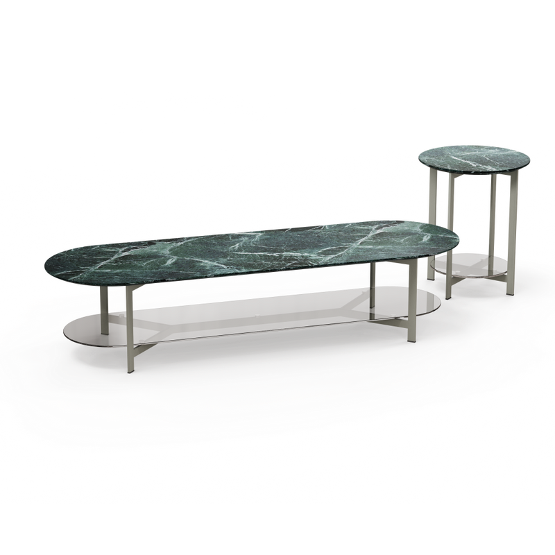 Theo Two Tier Coffee Table | Elliptical