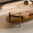 Theo Two Tier Coffee Table | Elliptical