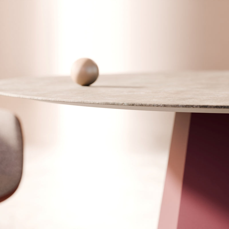 Tori Round Table | Wood Veneer Top