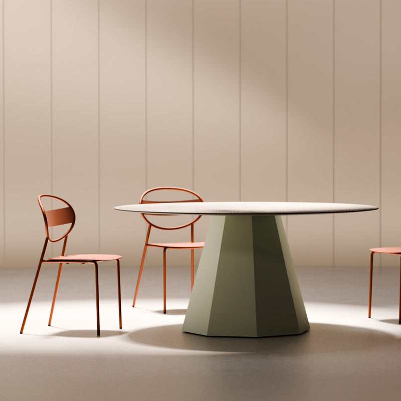 Tori Round Table | Wood Veneer Top