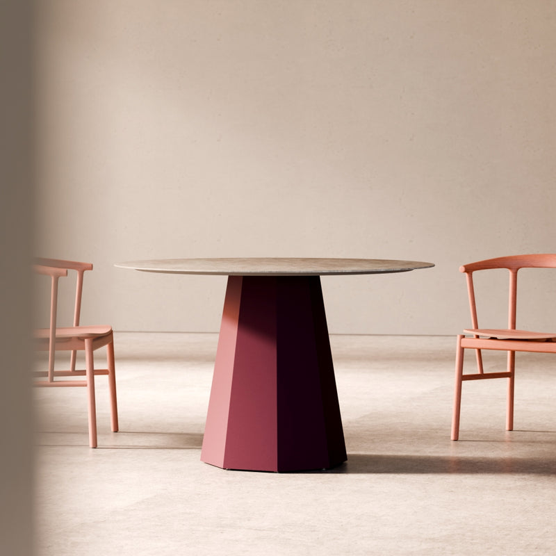Tori Round Table | Wood Veneer Top