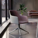 Grace Swivel Chair - Upholstered Back