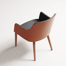 Grace Wood Chair - Upholstered Back