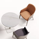 Grace Wood Chair - Upholstered Back