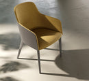 Grace Wood Chair - Upholstered Back