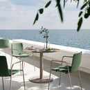 Globe Outdoor Pedestal Table - Round