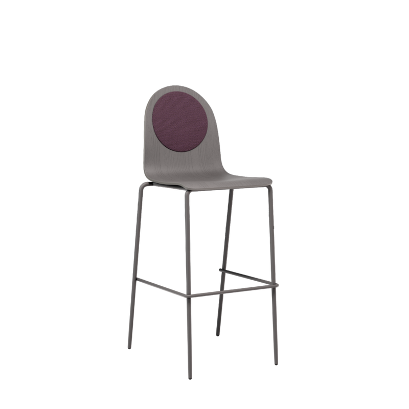 Dot Plywood Barstool