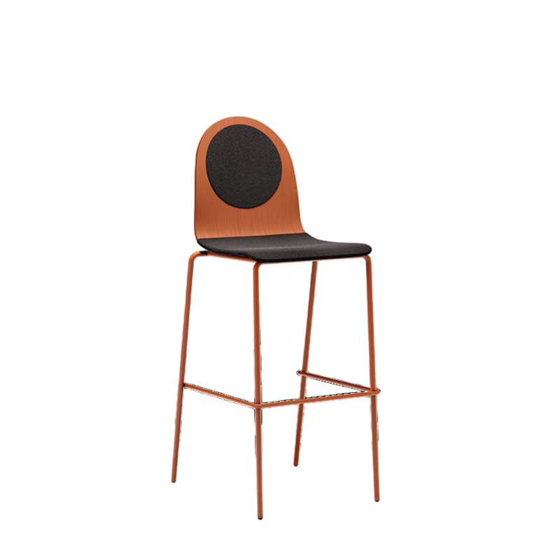 Dot Plywood Barstool