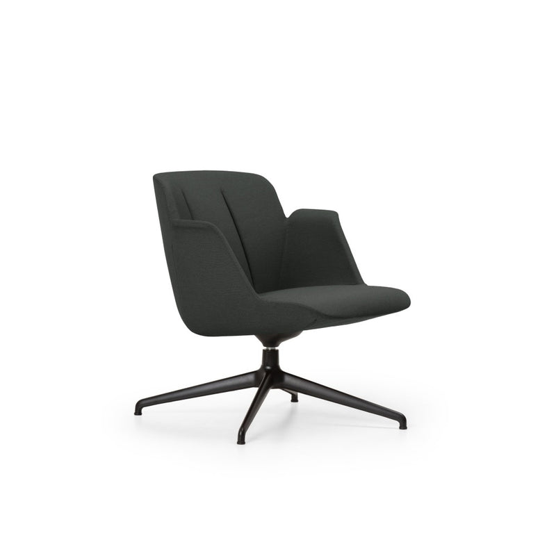 Hive Lounge Chair | Low Back | Aluminum Swivel Base