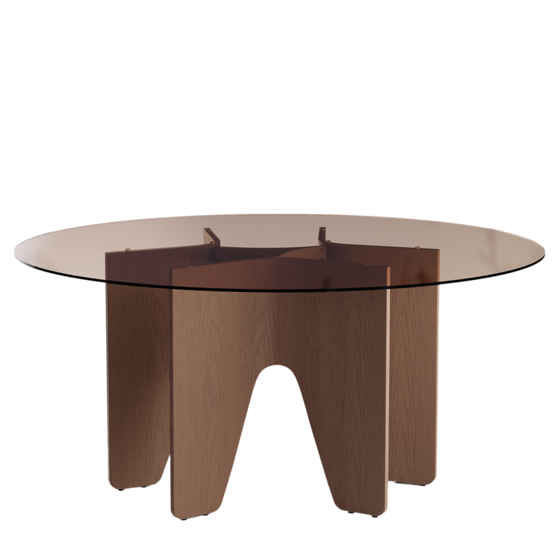 Fil Table | Round Glass Top
