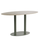 Globe Table | Ellipse Top | Elliptical Base