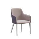 Grace Wood Chair - Upholstered Back