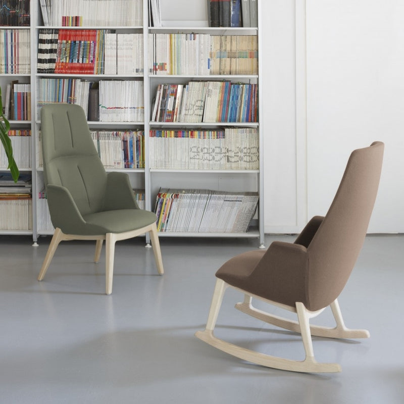 Hive Lounge Chair | Low Back | Wood Base